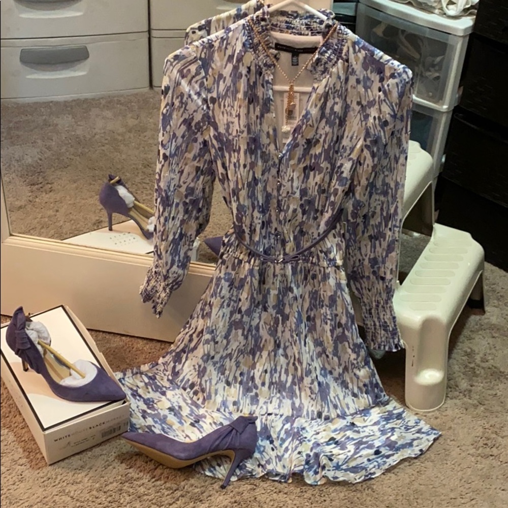 Dress, belt, and shoes!